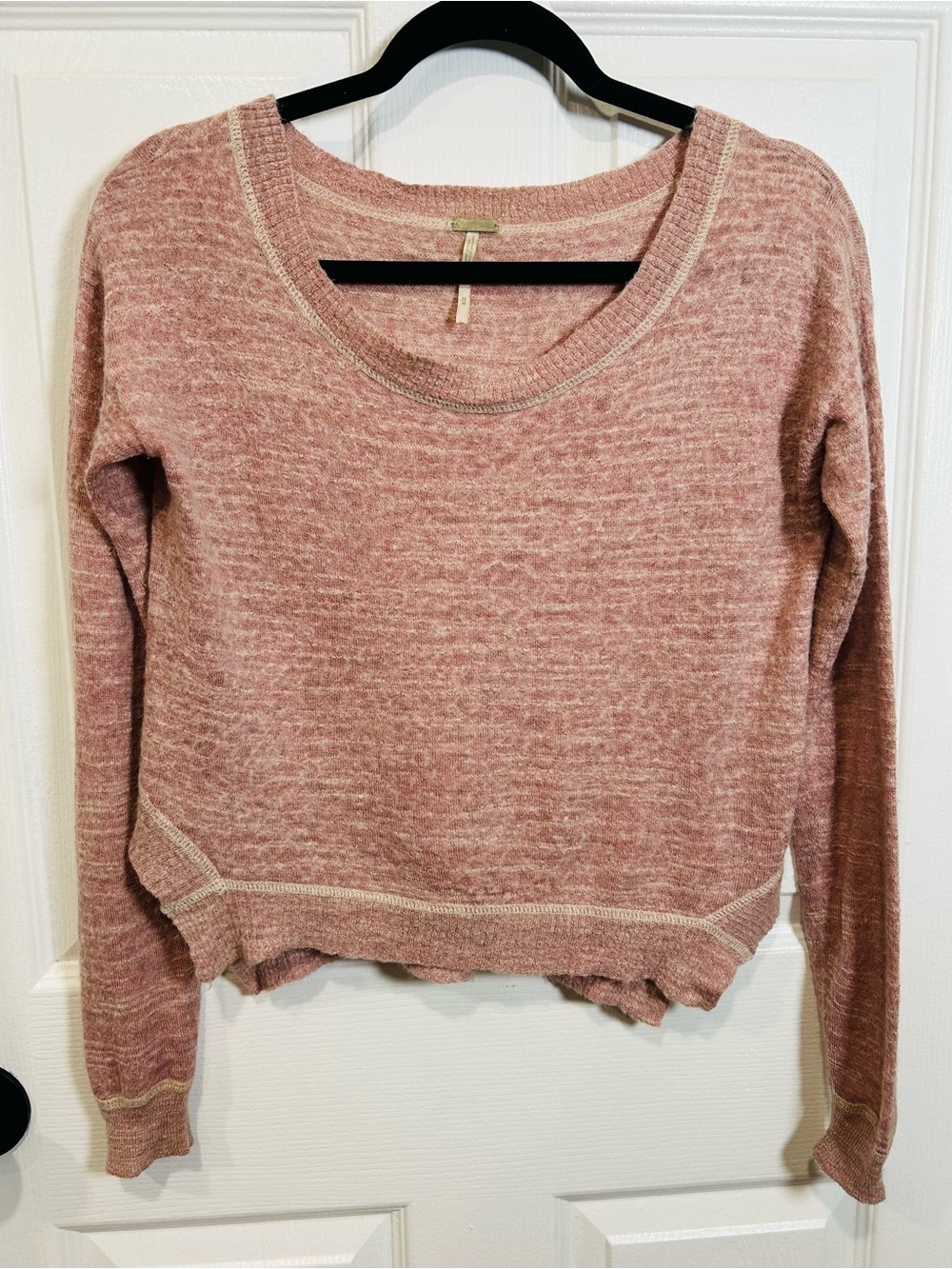 Free people Soft Knit Women's Pullover Sweater - Blush Pink